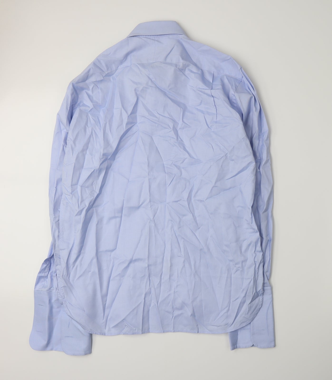 Café Coton Mens Blue    Dress Shirt Size 16.5