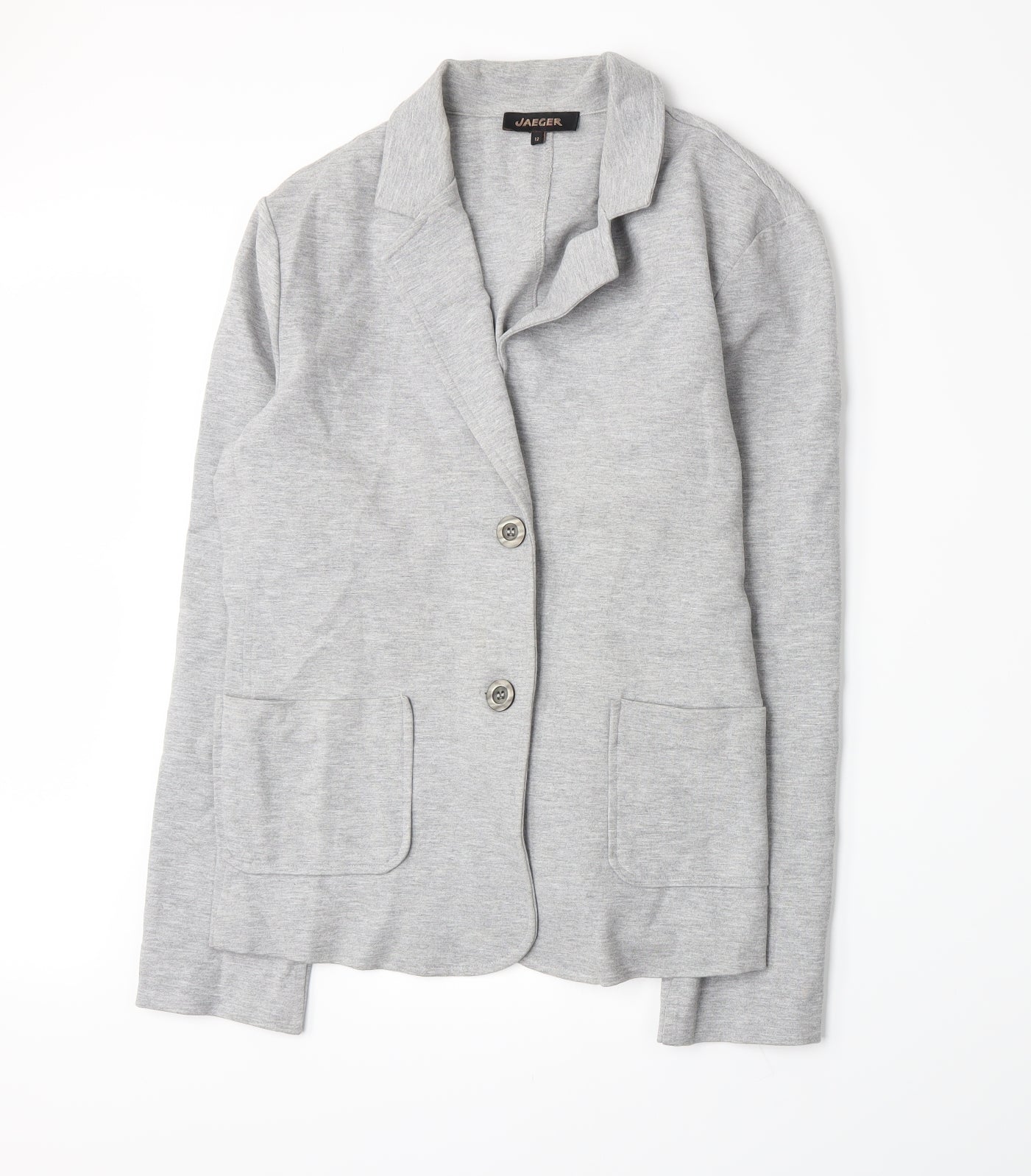 Jaeger Womens Grey   Jacket Blazer Size 12
