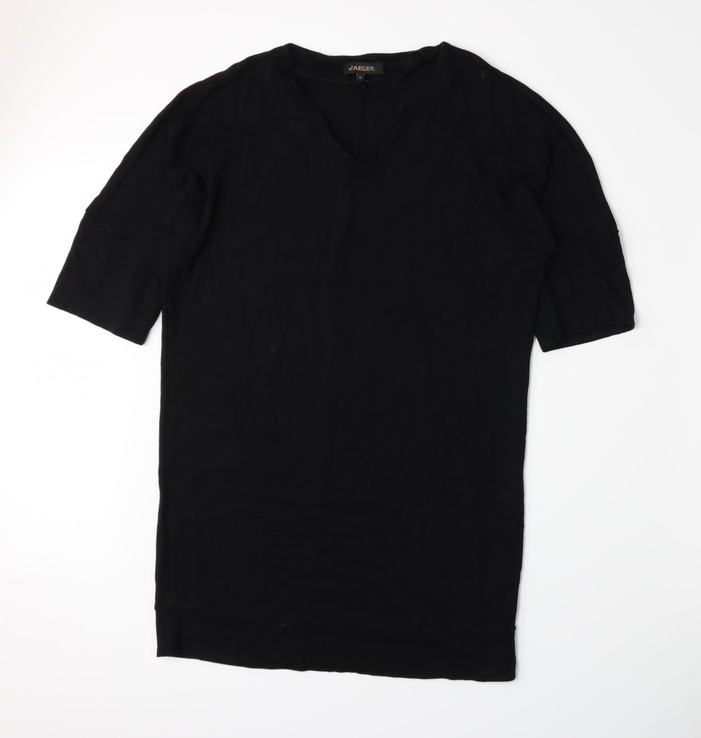 Jaeger Womens Black   Pullover Sweatshirt Size M