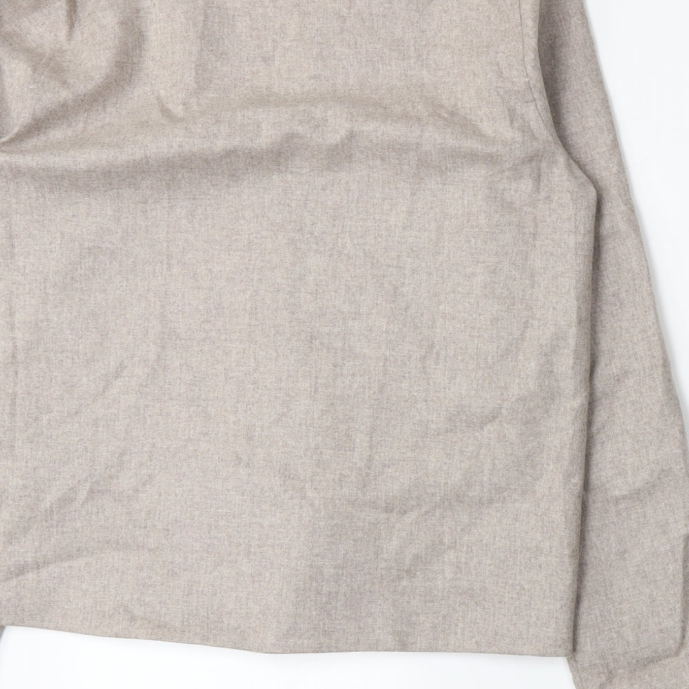 COS Womens Beige   Basic T-Shirt Size 10