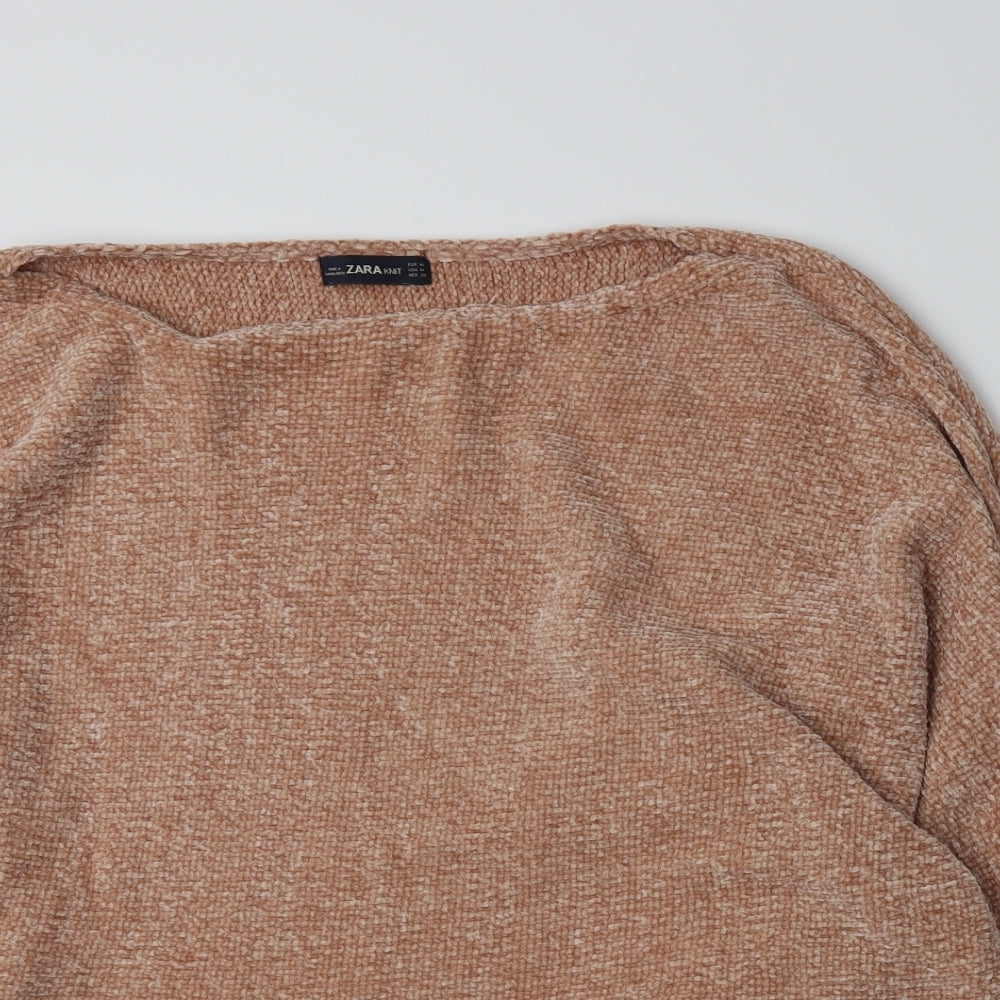 Zara Womens Beige   Pullover Jumper Size M