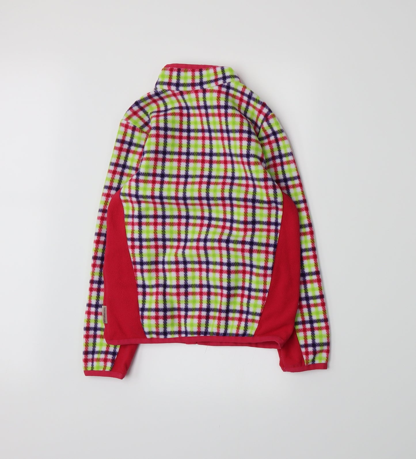 Quechua Girls Pink Plaid Fleece Jacket  Size 6 Years