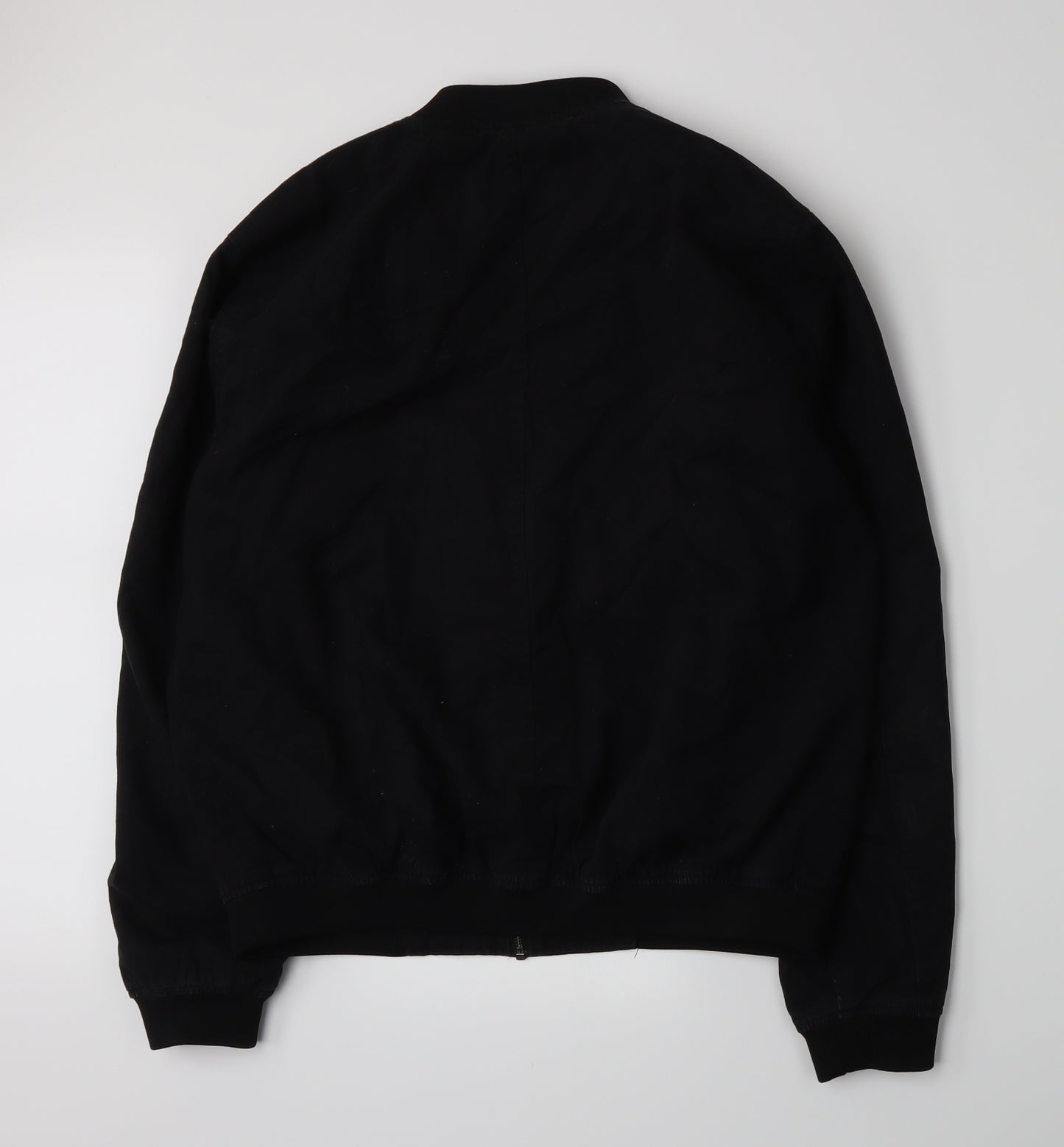 Topman Mens Black   Bomber Jacket Jacket Size XL