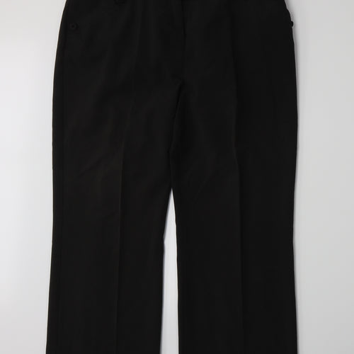 M&Co Womens Grey   Trousers  Size 16 L26 in