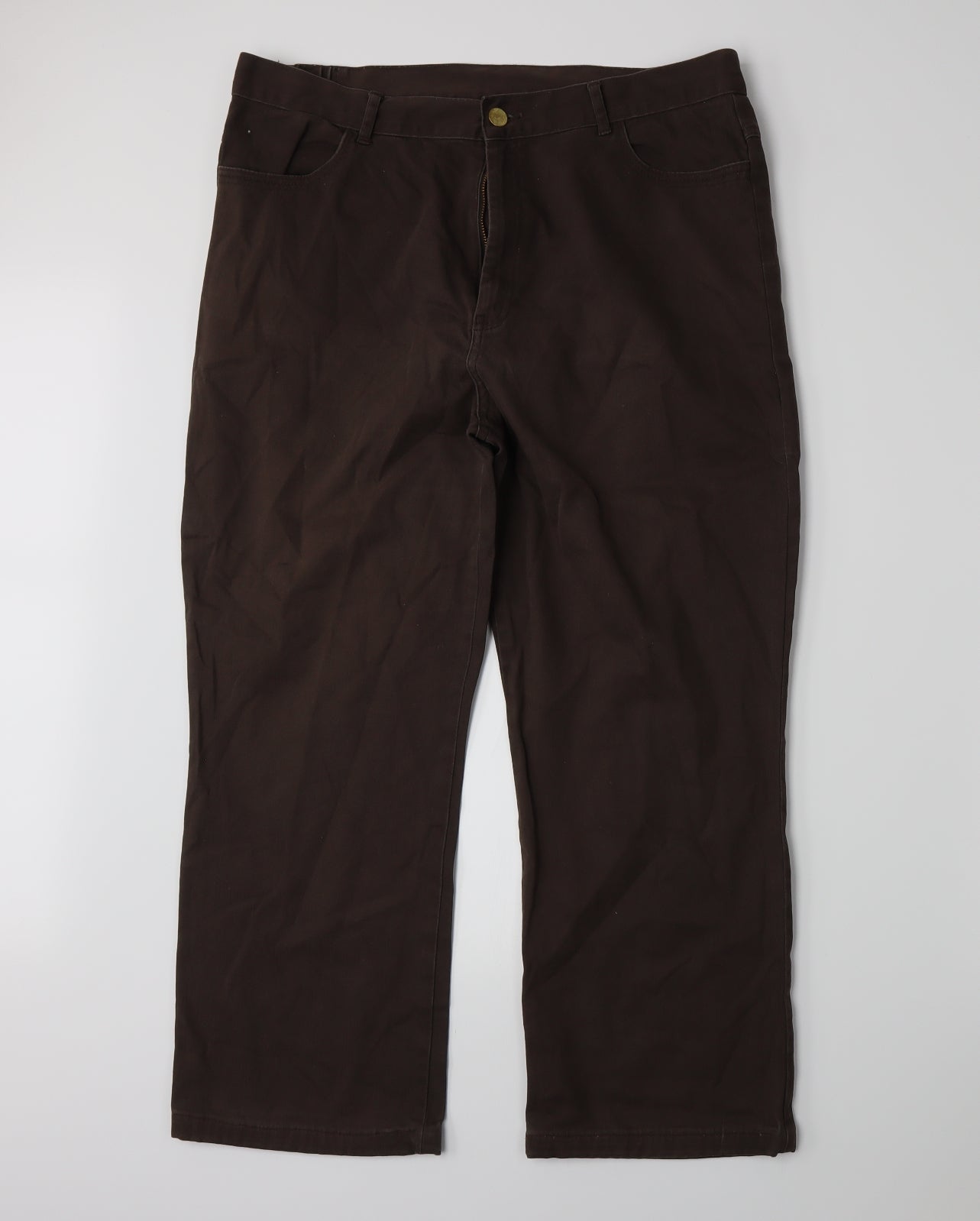 Marks and Spencer Womens Brown   Trousers  Size 16 L25 in