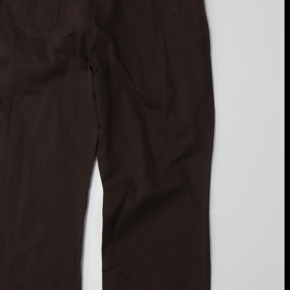 Marks and Spencer Womens Brown   Trousers  Size 16 L25 in