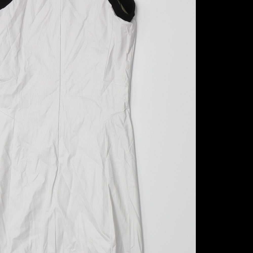 Missguided Womens White   A-Line  Size 12