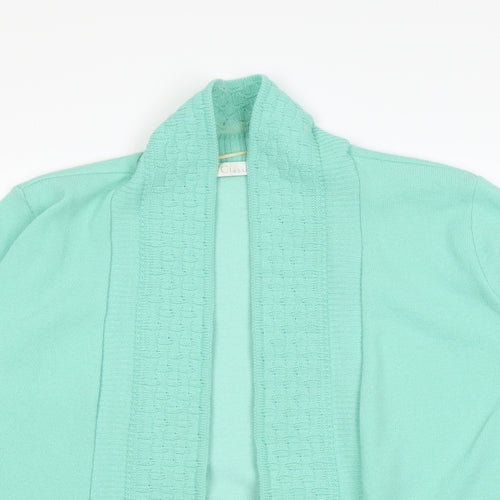 Classics Womens Green  Knit Cardigan Jumper Size M
