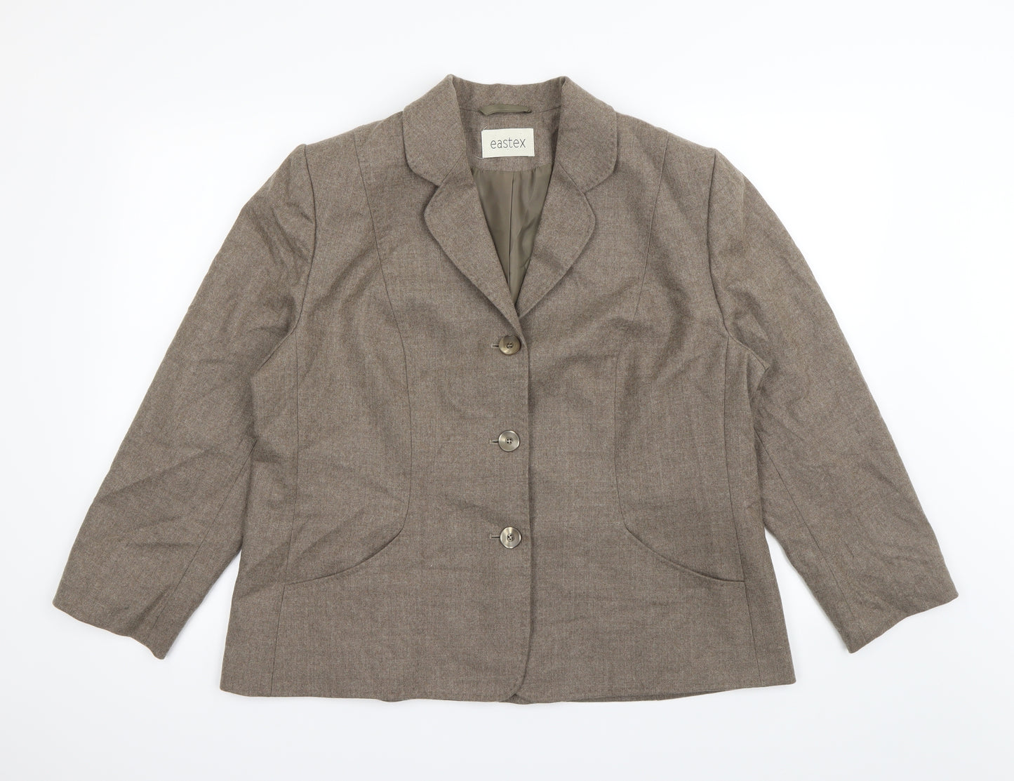 Eastex Womens Beige   Jacket Blazer Size 18