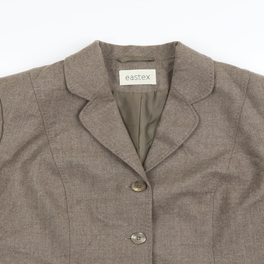 Eastex Womens Beige   Jacket Blazer Size 18