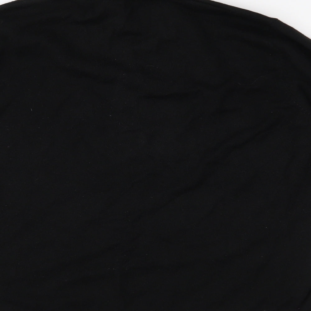 Marks and Spencer Womens Black  Knit Pullover Jumper Size 14