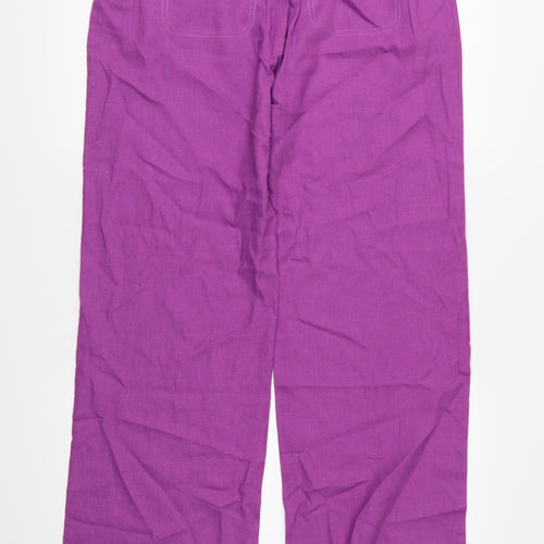 TU Womens Purple   Trousers  Size 12 L31 in