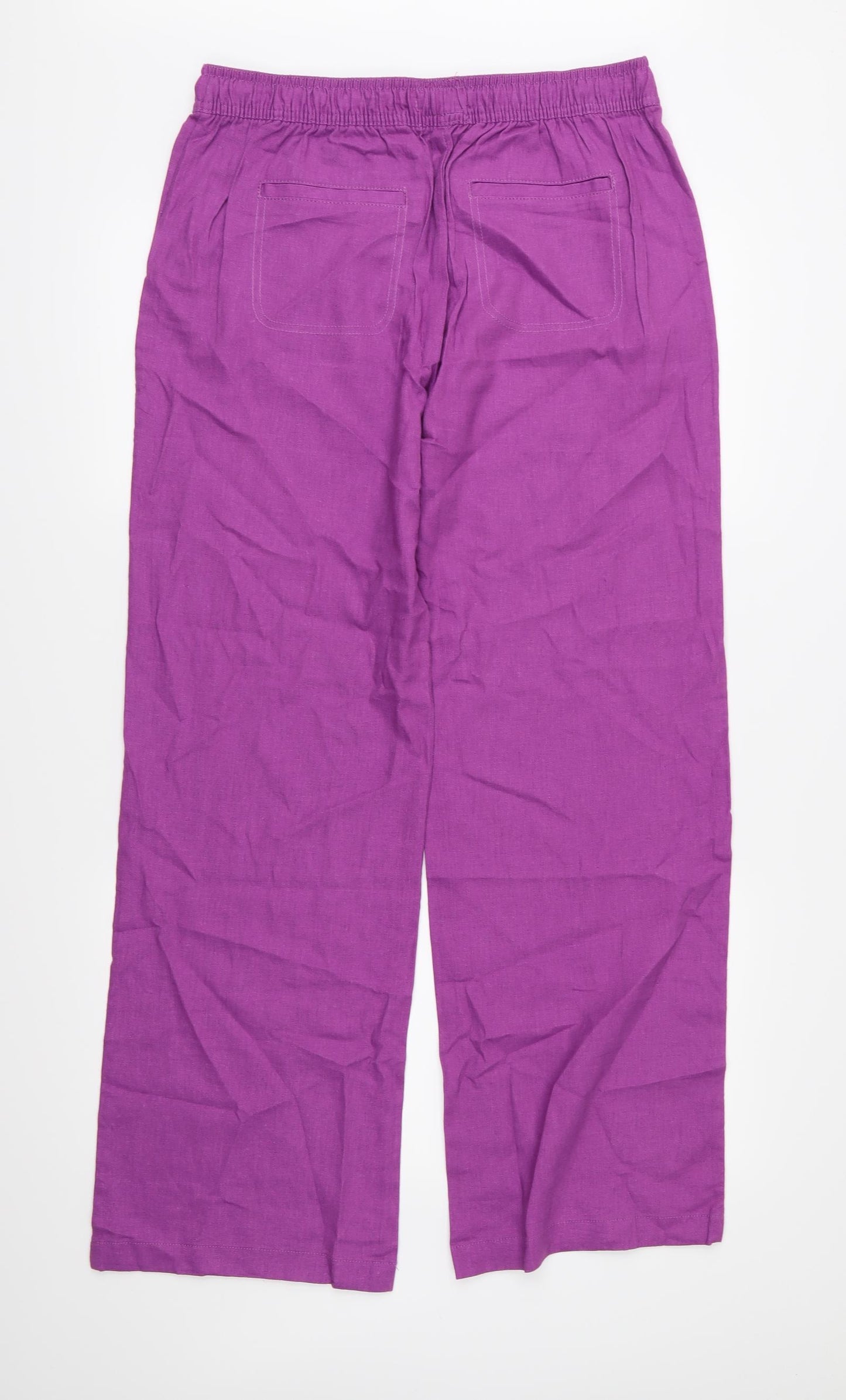 TU Womens Purple   Trousers  Size 12 L31 in