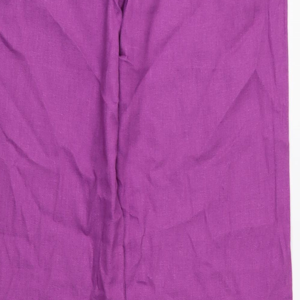 TU Womens Purple   Trousers  Size 12 L31 in