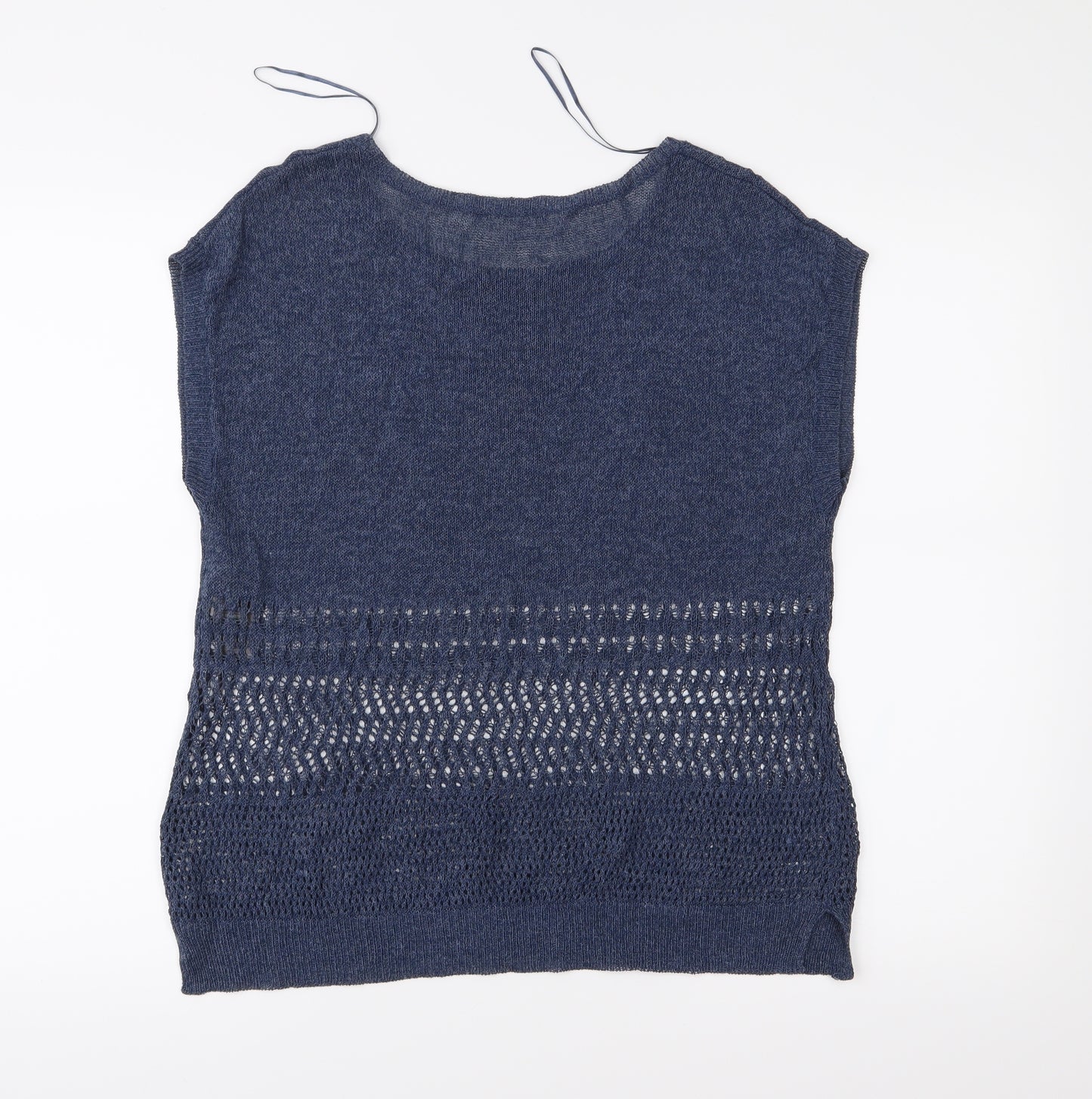 Marks and Spencer Womens Blue  Knit Pullover Jumper Size 14