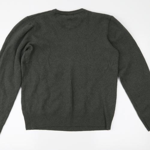 John Lewis Mens Green  Knit Pullover Jumper Size L