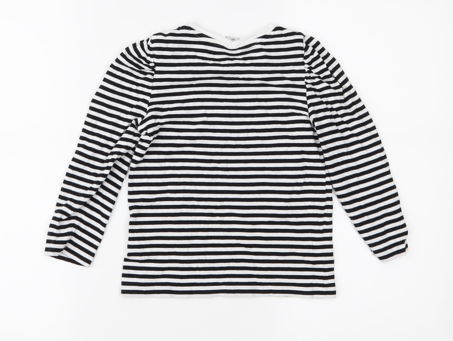 TU Girls Black Spotted Jersey Basic T-Shirt Size 6 Years