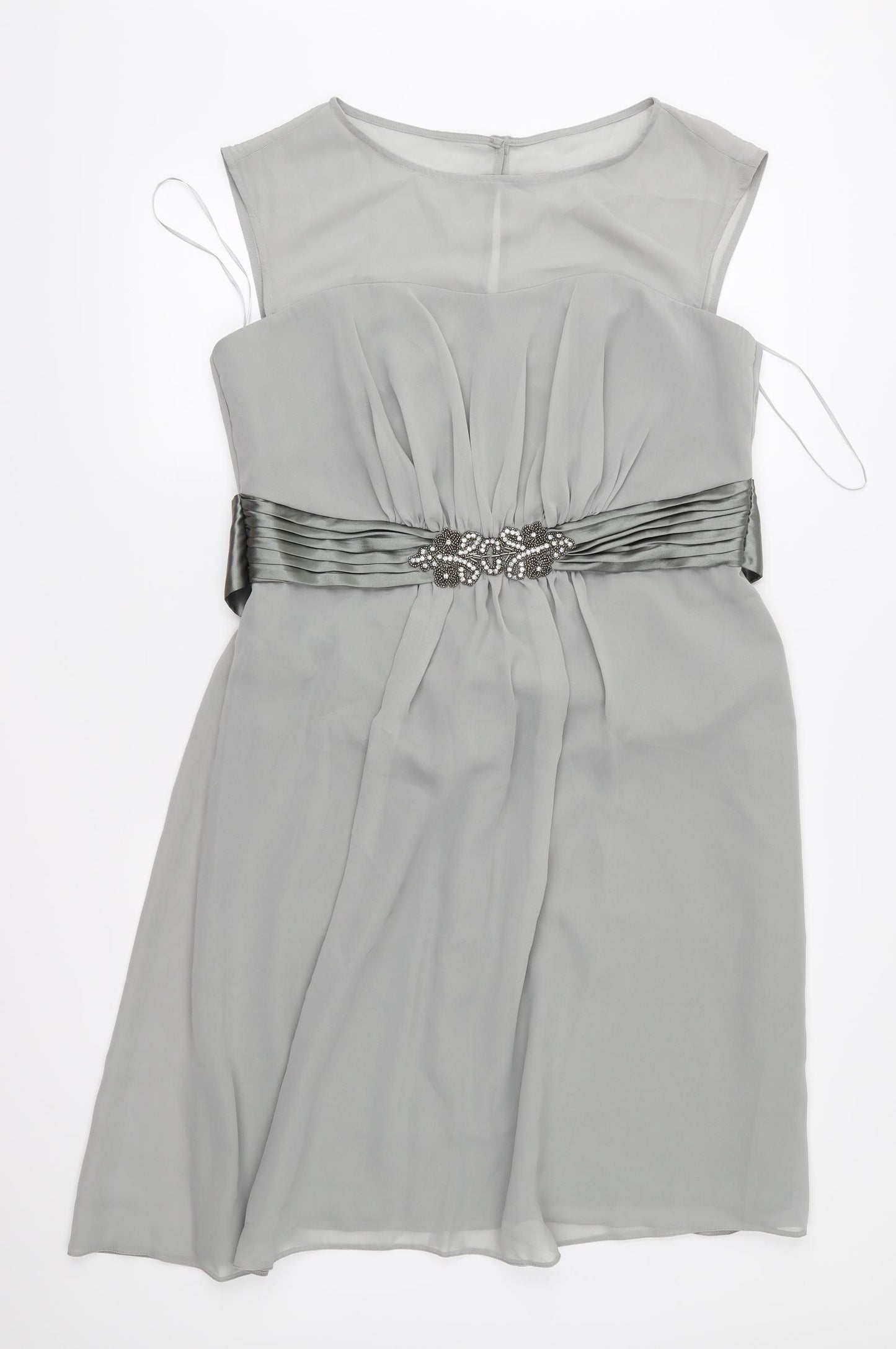 Lana Marie Womens Grey   Fit & Flare  Size 18