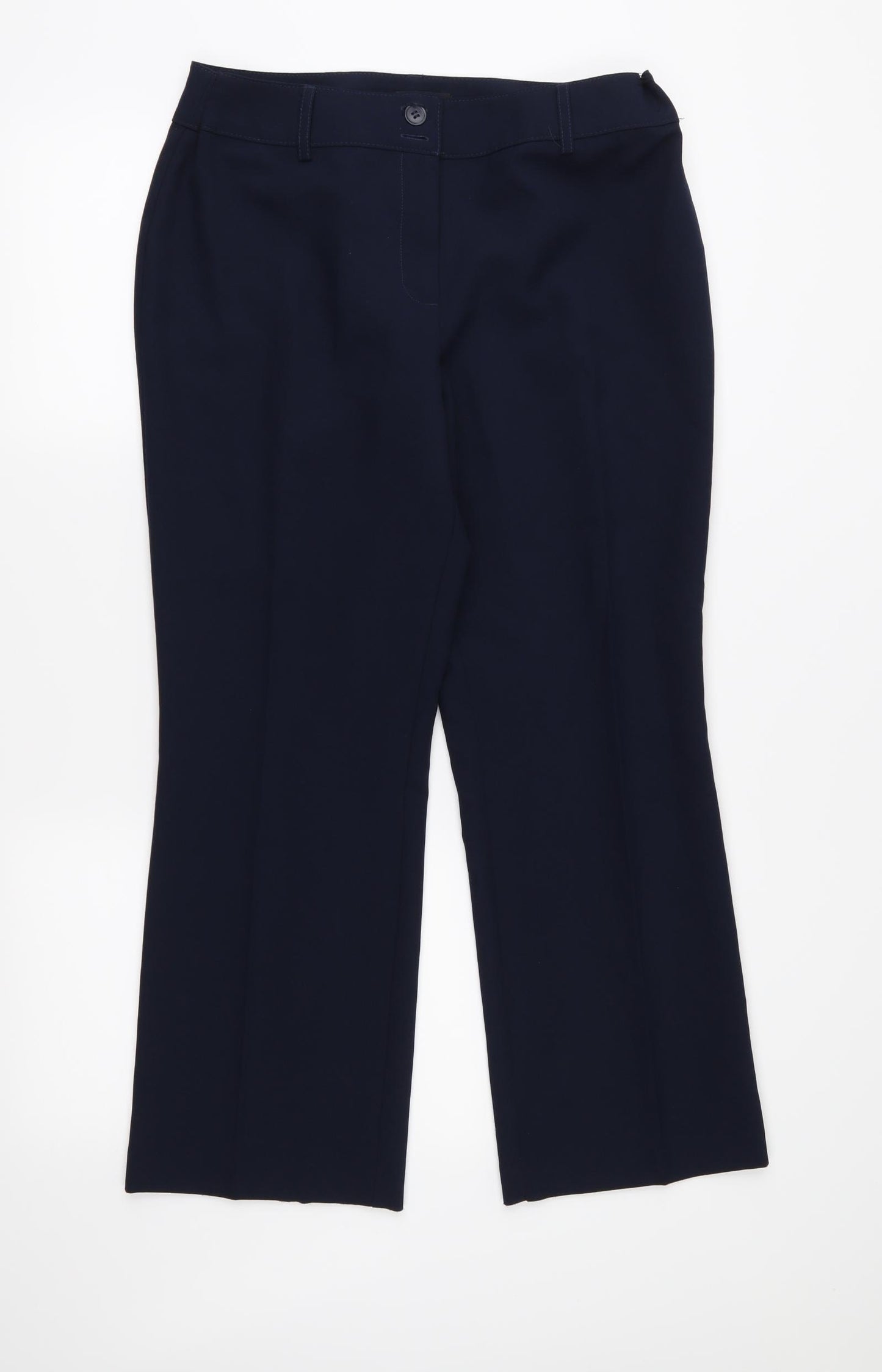Papaya Womens Blue   Trousers  Size 12 L27 in