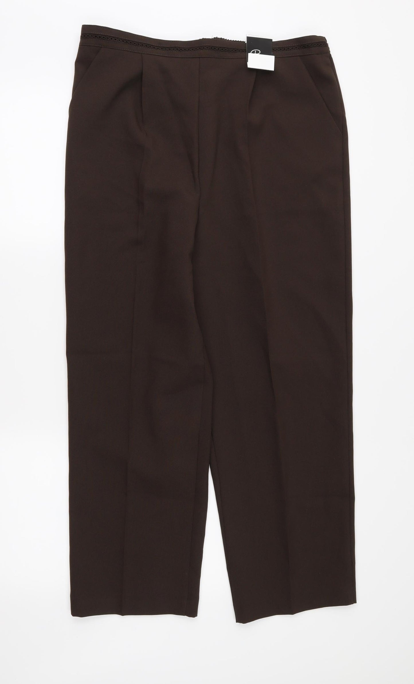 Bonmarché Womens Brown   Trousers  Size 16 L26 in