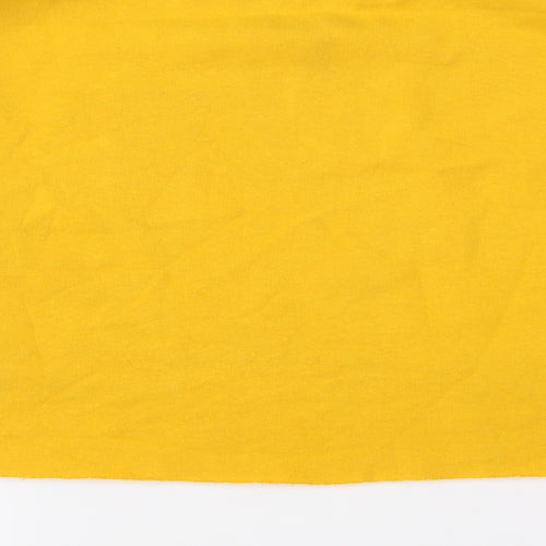 Primark Womens Yellow  Jersey Pullover Sweatshirt Size 8