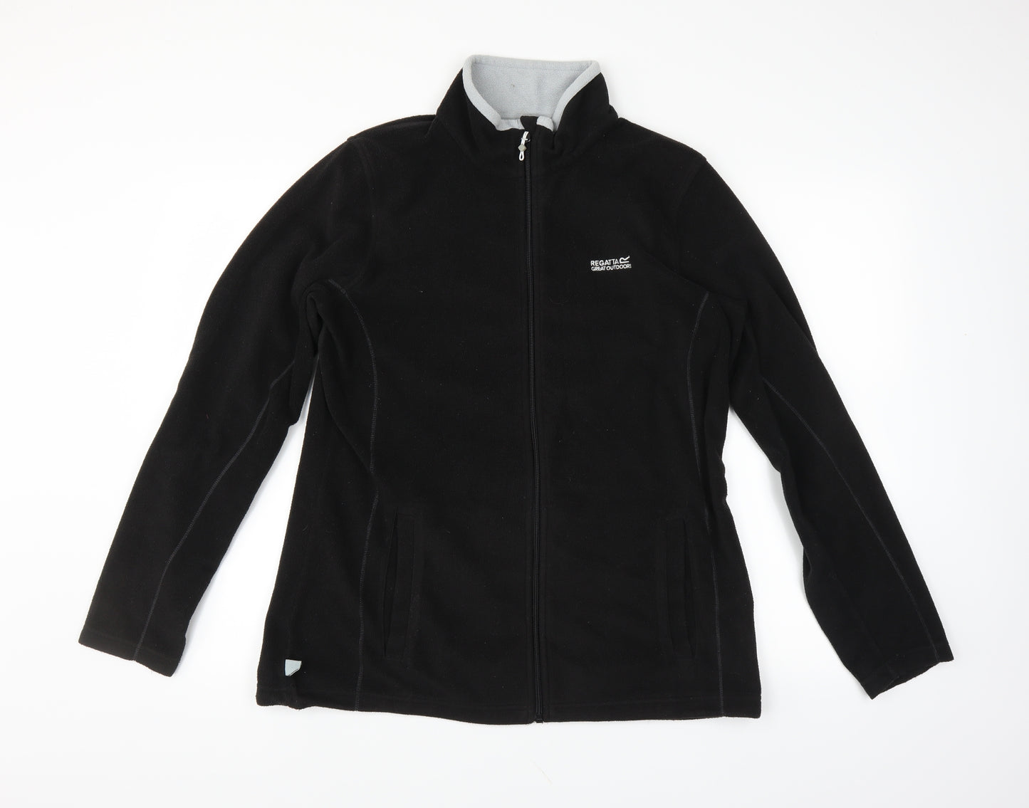 Regatta Womens Black  Fleece Full Zip Jumper Size 16
