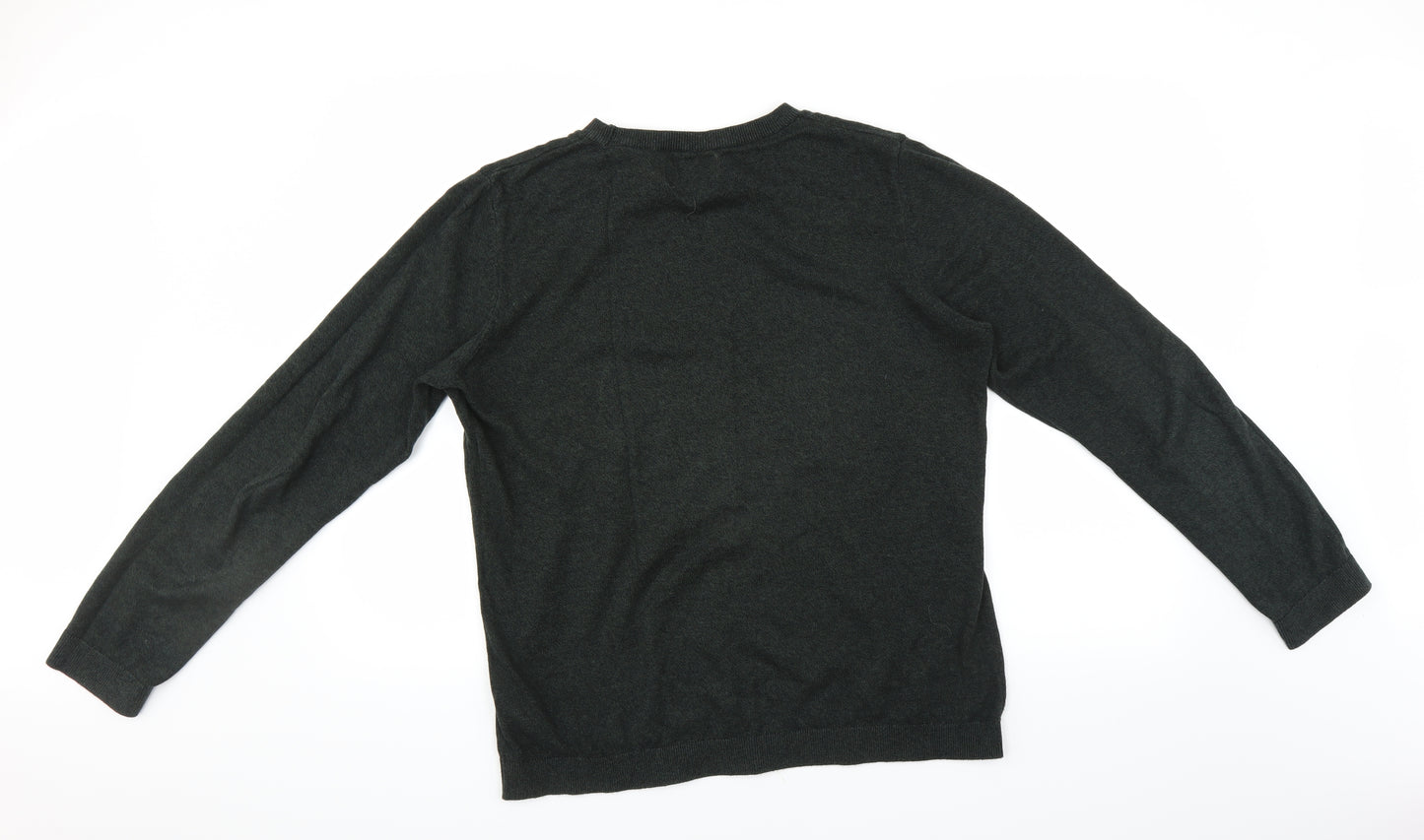 Topman Mens Green   Pullover Jumper Size M