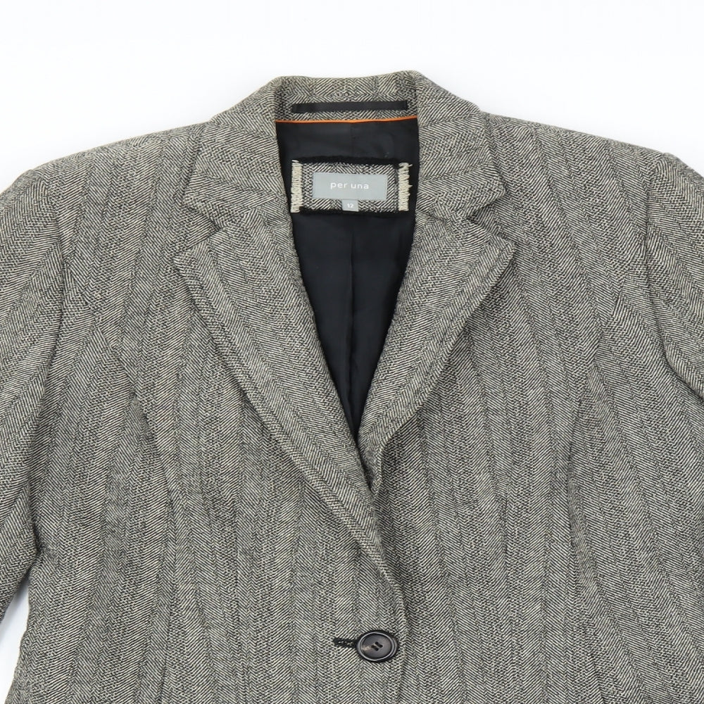 Marks and Spencer Womens Brown   Jacket Suit Jacket Size 12