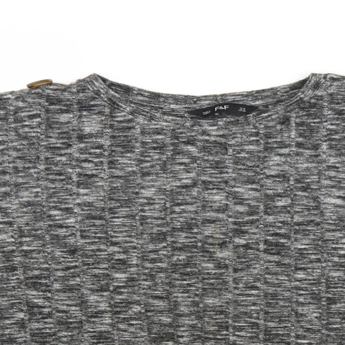 F&F Womens Grey   Pullover Jumper Size 16