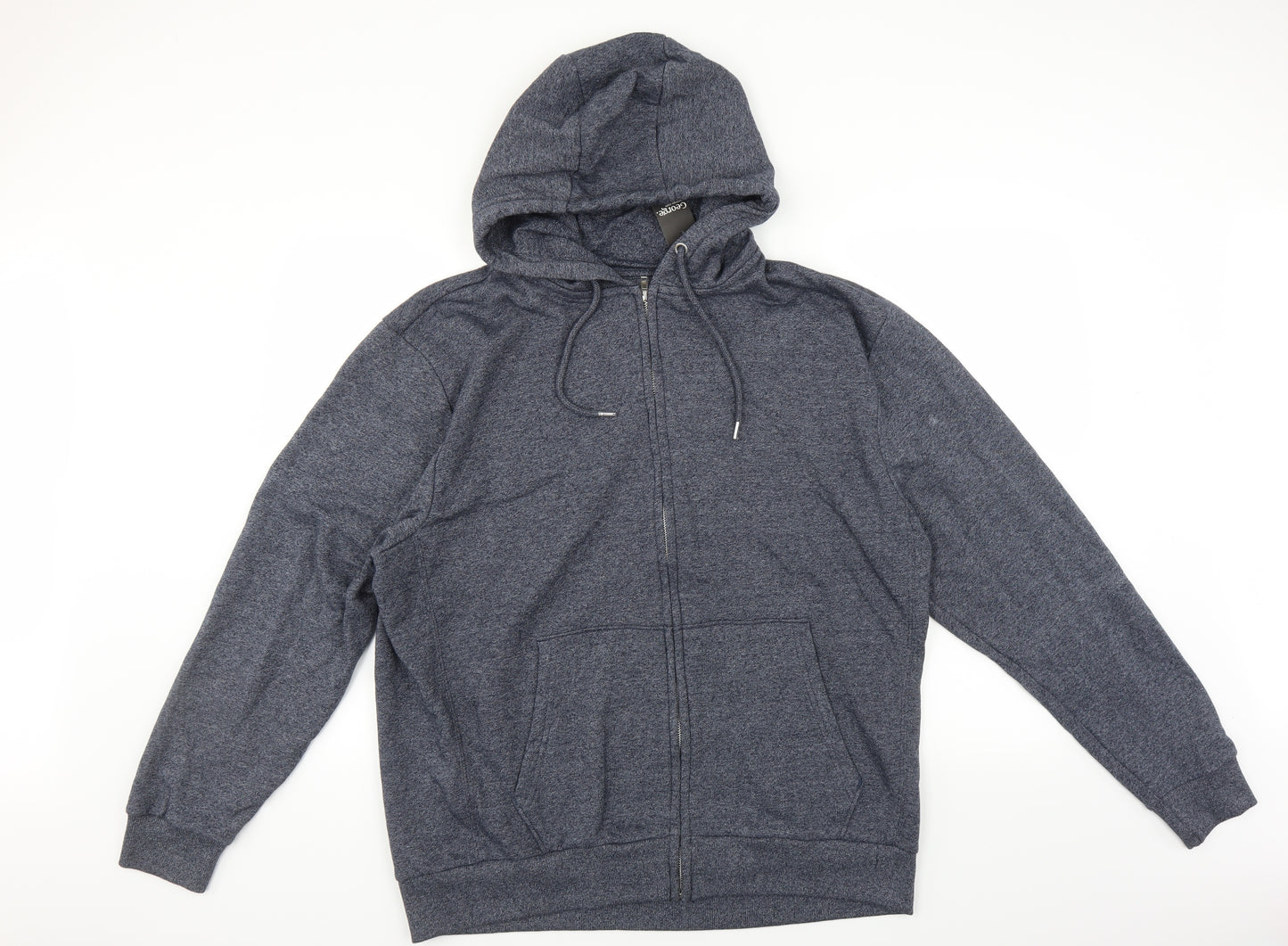 George Mens Blue   Full Zip Hoodie Size XL