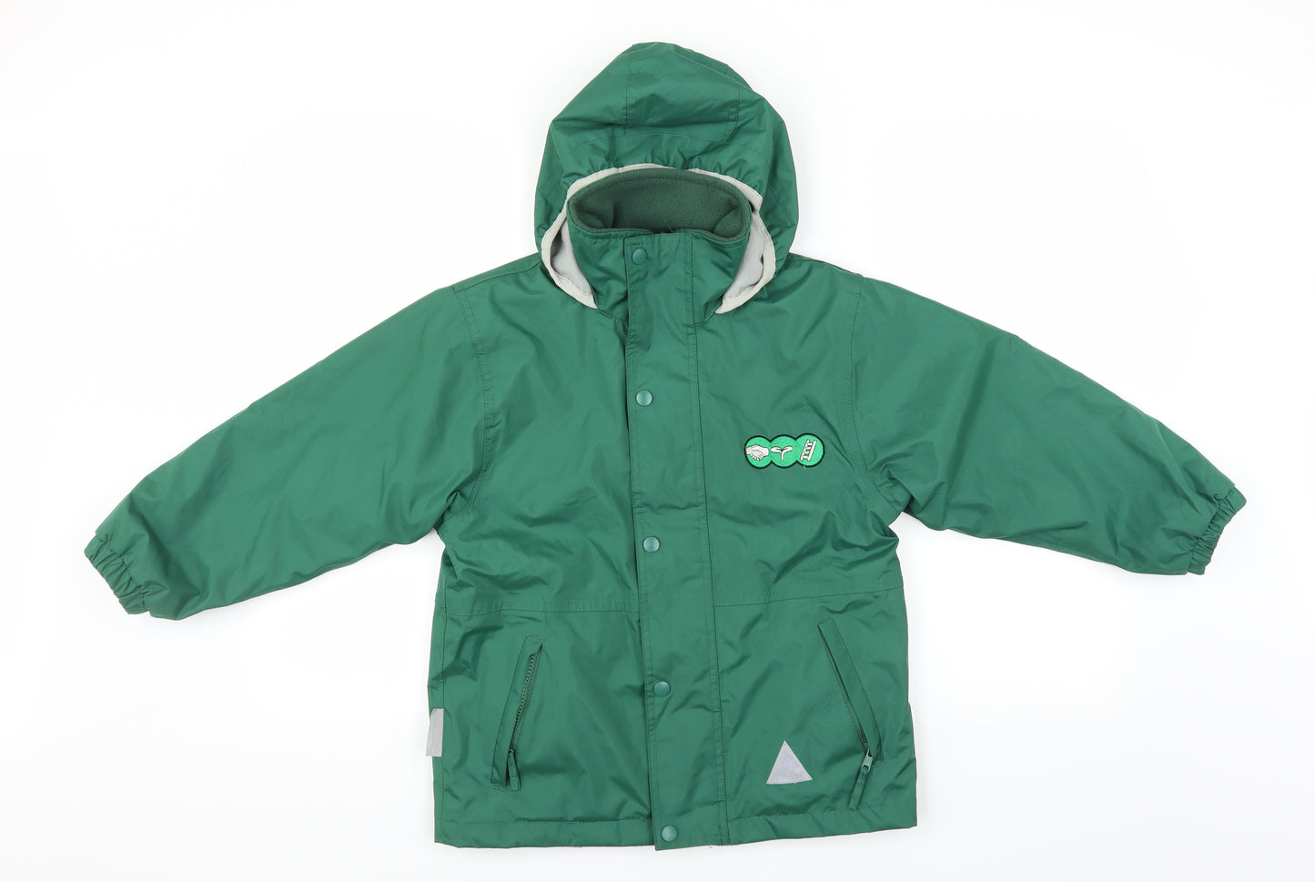 Result Boys Green   Rain Coat Coat Size 5-6 Years