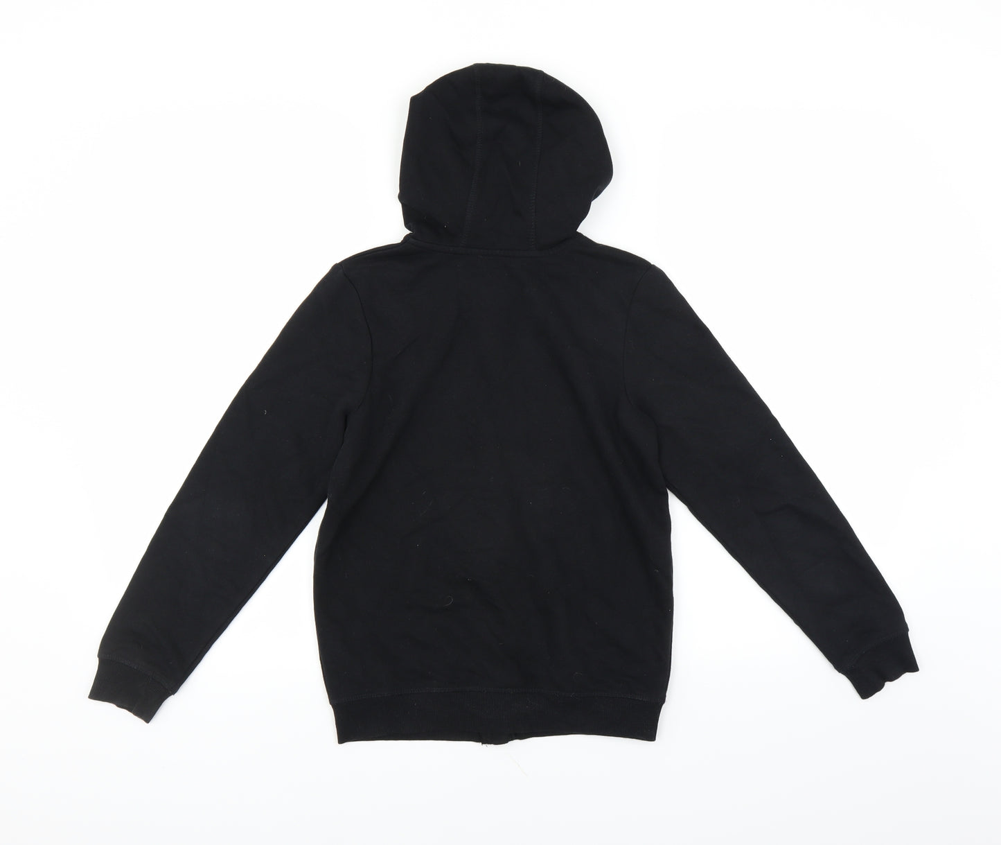 George Boys Black   Full Zip Hoodie Size 10-11 Years