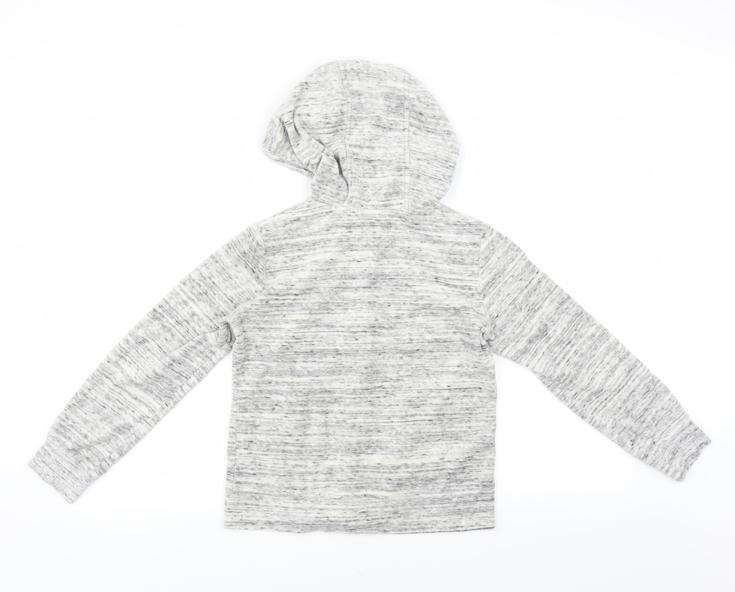 Matalan Girls Grey   Full Zip Hoodie Size 11 Years