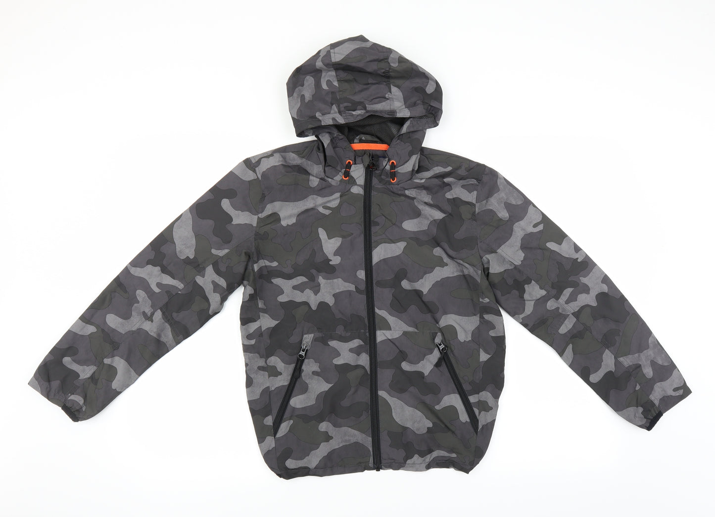 George Boys Grey Camouflage  Jacket  Size 10-11 Years