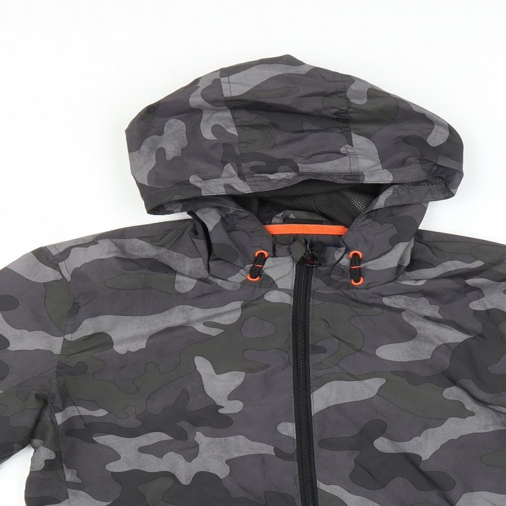 George Boys Grey Camouflage  Jacket  Size 10-11 Years