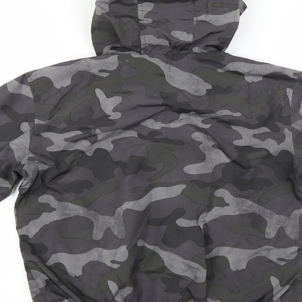 George Boys Grey Camouflage  Jacket  Size 10-11 Years