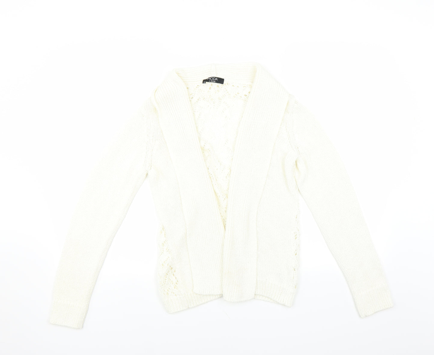George Womens Ivory   Cardigan Jumper Size 14
