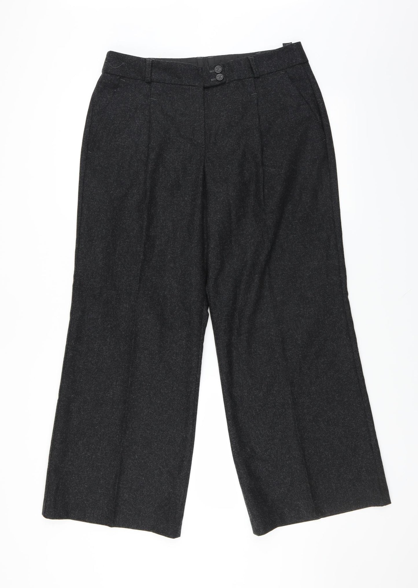 Marks and Spencer Womens Grey   Trousers  Size 14 L28 in