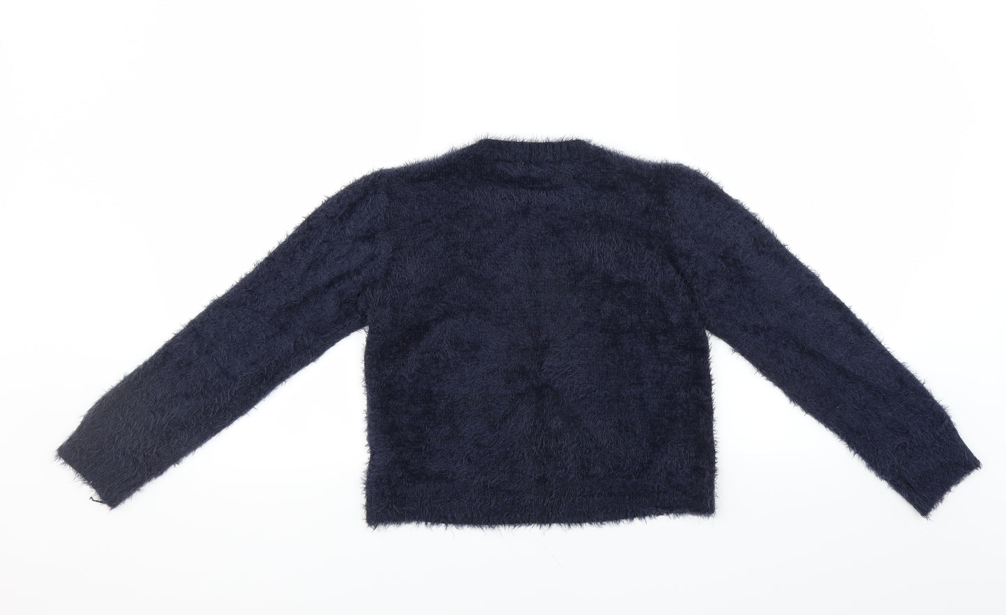 NEXT Girls Blue   Pullover Jumper Size 10 Years  - Christmas Snowman