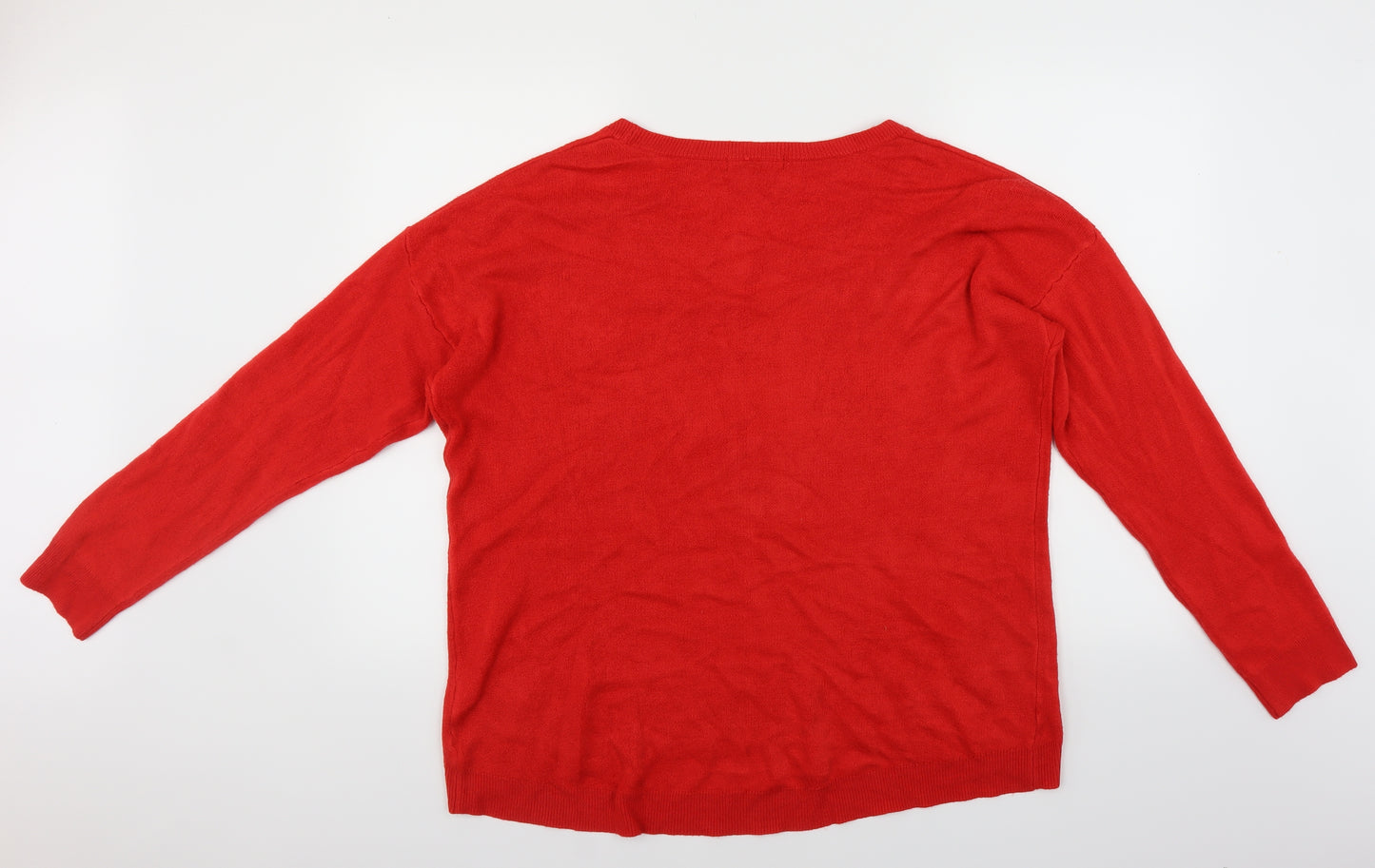 Primark Womens Red   Pullover Jumper Size 16