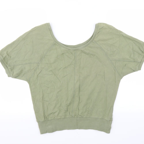 Preworn Womens Green   Pullover Sweatshirt Size 10