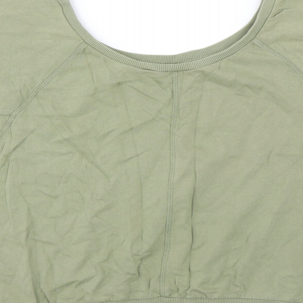 Preworn Womens Green   Pullover Sweatshirt Size 10