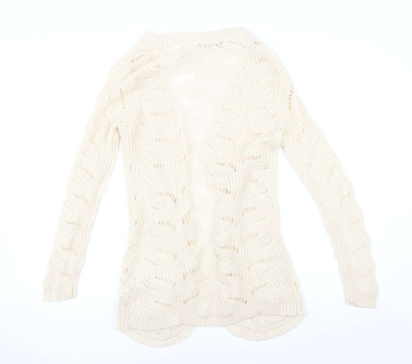 Primark Womens Ivory   Cardigan Jumper Size 6