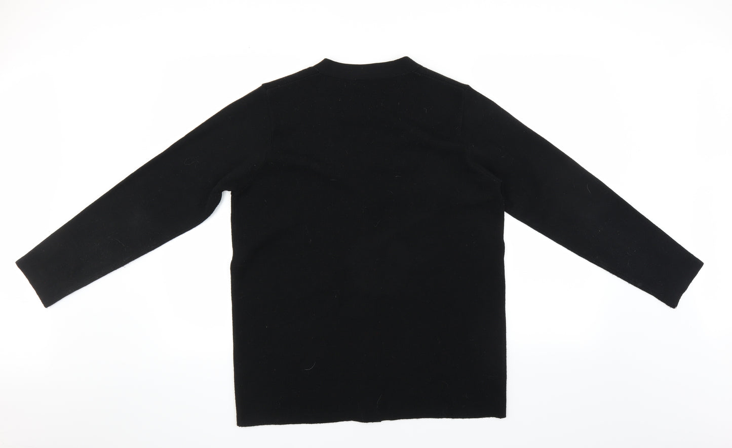 BM Womens Black   Cardigan Jumper Size M