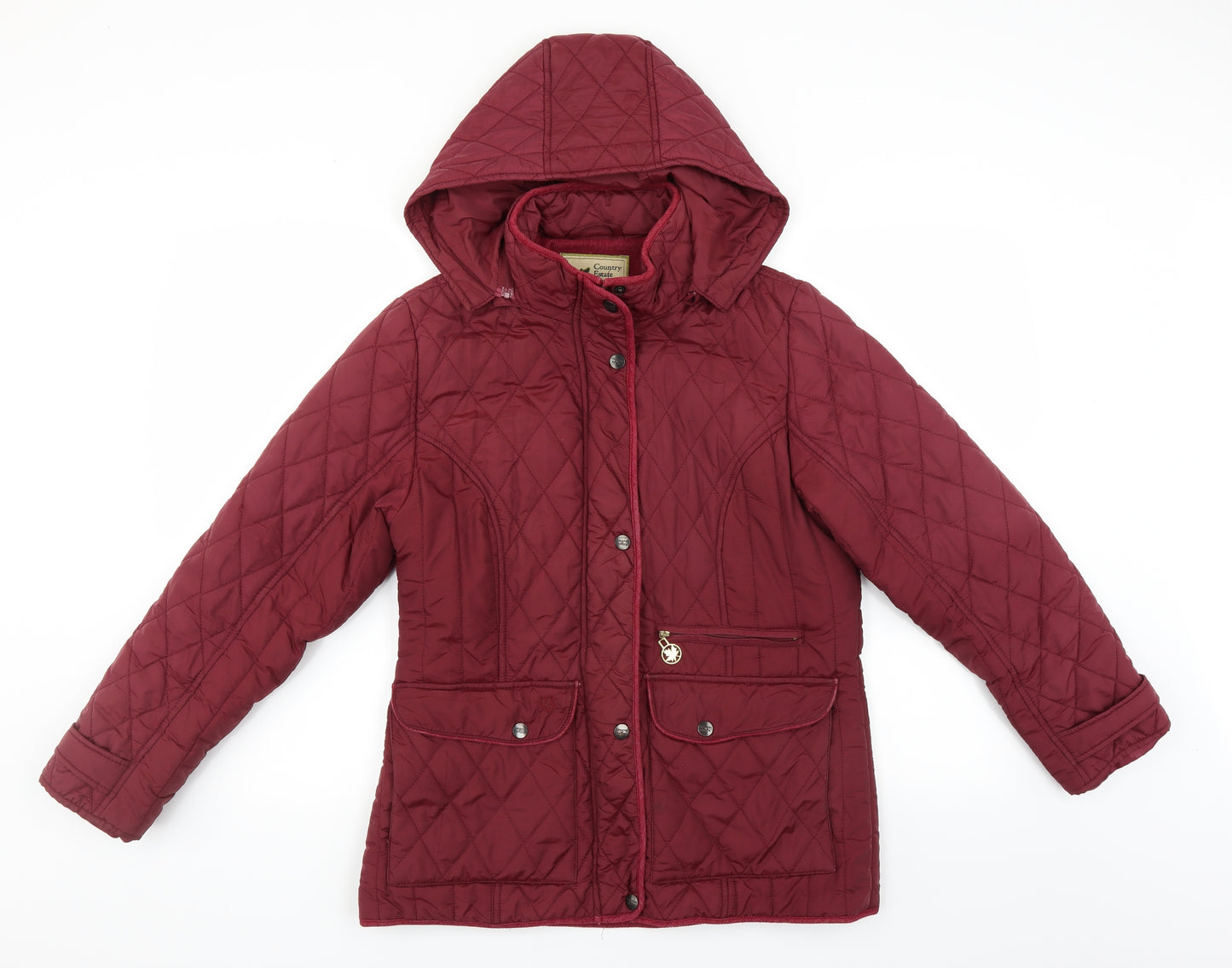 Country Estate Womens Red   Jacket Coat Size 12