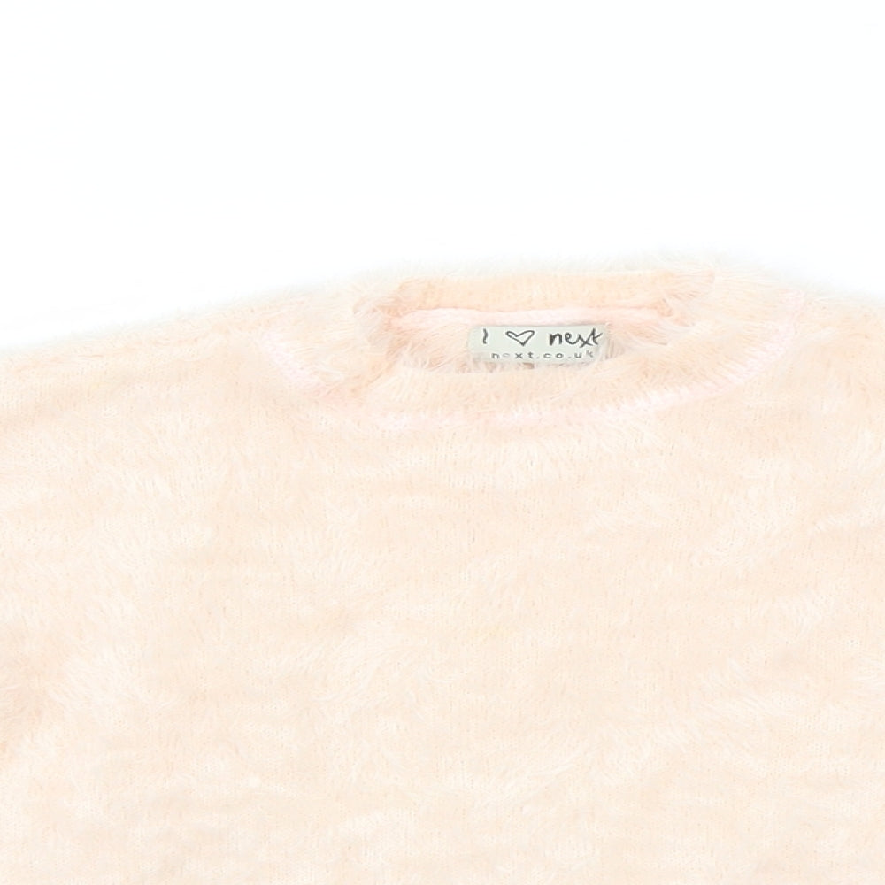 NEXT Girls Pink   Pullover Jumper Size 3 Years