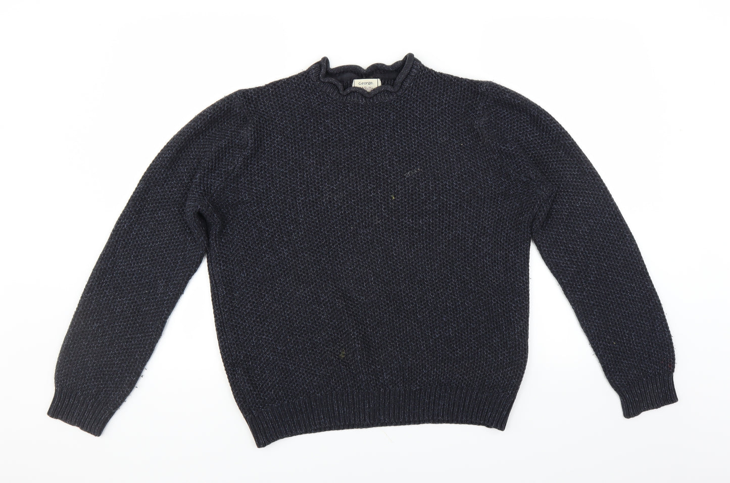 George Mens Blue   Pullover Jumper Size M