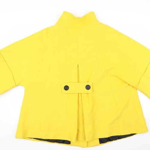Ann Harvey Womens Yellow   Overcoat Coat Size 18