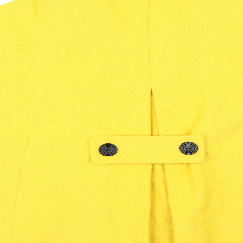 Ann Harvey Womens Yellow   Overcoat Coat Size 18