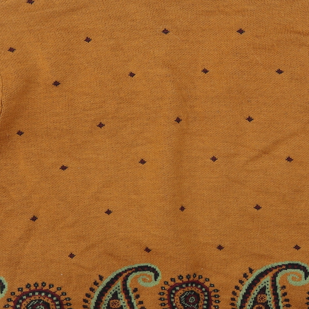 Apriori Womens Brown Paisley  Cardigan Jumper Size 10